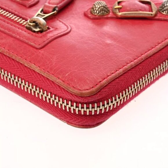 BALENCIAGA Zip Around long wallet Pink Long wallet - Picture 9 of 12